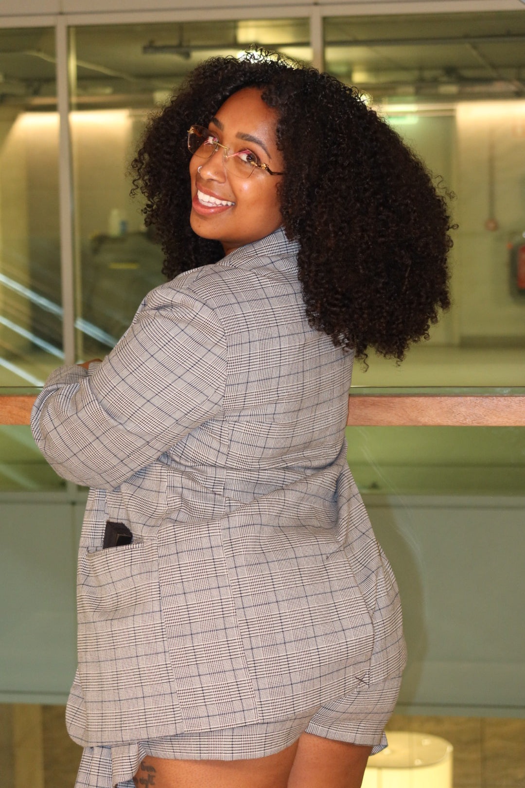 Kinky Curls half wig