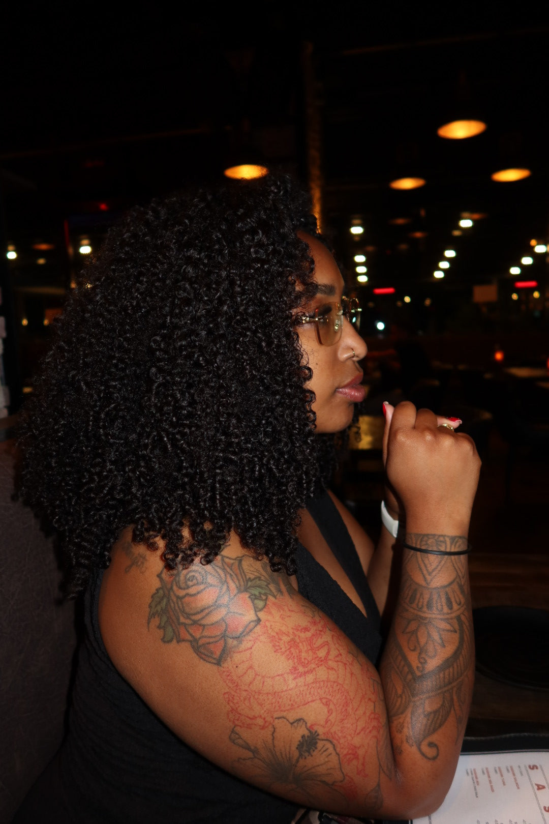 Kinky Curls half wig